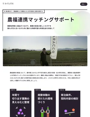 農福連携 マッチングサポート